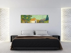 Obraz - Imitator of Vincent van Gogh, Landscape, reprodukcje (170x50 cm)