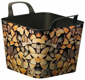 Uniwersalny flexi kosz Wood, 30 l