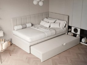 Łóżko dziecięco-młodzieżowe LUCA z dodatkową powierzchnią spania - 80x200