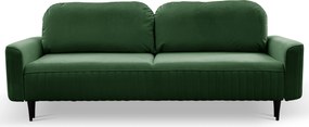 Masseno Sofa FILO z funkcją spania i pojemnikiem na pościel, Rozkładana sofa - Zielony, VELLUTO 10