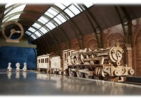 Ugears 3D Drewniane puzzle mechaniczne Harry Potter Hogwarts Express