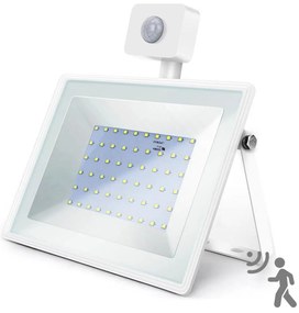 Aigostar - LED Naświetlacz z czujnikiem LED/50W/230V 6400K IP65 biały