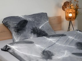 PrzytulneMieszkanie.pl PrzytulneMieszkanie.pl Pościel z mikropluszu VELSOFT szara Rozmiar pościeli: 70 x 90 cm | 140 x 200 cm