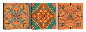 Zestaw 3 obrazów Tablo Center Mandala Secret