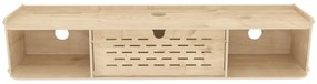 Szafka pod TV w dekorze dębu 116,5x19,5 cm Sima – Kalune Design