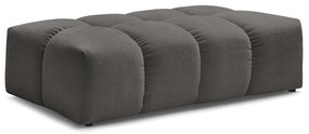 Ciemnoszary podnóżek z materiału bouclé Everest – Bobochic Paris