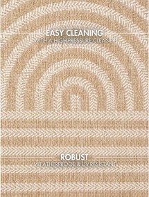 Kremowy/w naturalnym kolorze dywan odpowiedni na zewnątrz 160x230 cm Haringey Woodfield – Ted Baker