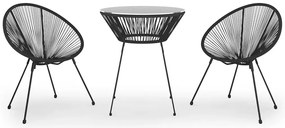 Dwa krzesła i okrągły stolik G8-C18