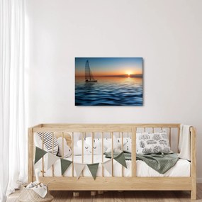 Obraz - Żaglówki na morzu (70x50 cm)
