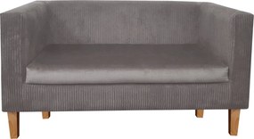 Sofa Monaco : Kolor nogi - Drewno, Kolor tkaniny - Kronos22/Poso22, Typ tkaniny - Kronos/Poso, Wysokość nogi - 15 cm