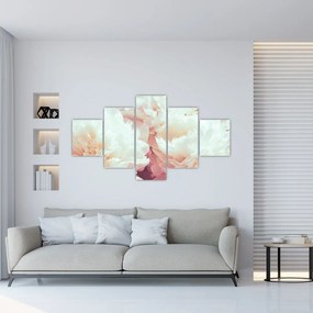 Obraz kwiatów (125x70 cm)