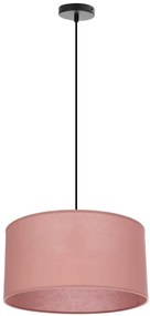 Wrzosowa lampa wisząca z abażurem - S6-F56