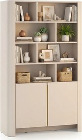 Kaszmirowy regał na książki z szafką P4-K05