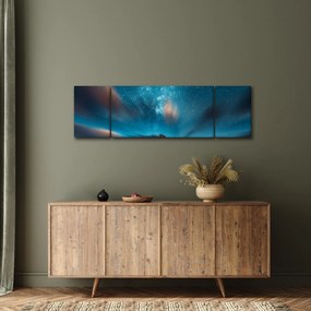 Obraz niebieskiej drogi mlecznej (170x50 cm)