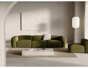 Zielona sztruksowa sofa 364 cm Bergano – Cosmopolitan Design