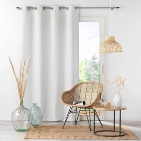 Biała zasłona z mikrowłókna 140x280 cm Absolu – douceur d'intérieur