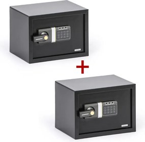 Sejf meblowy z zamkiem elektronicznym1+1 GRATIS, 250 x 350 x 250 mm