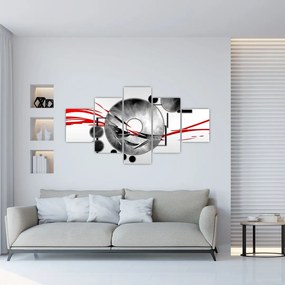 Abstrakcyjny obraz (125x70 cm)