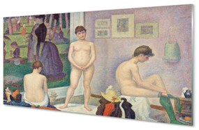 Obraz na szkle Modelki - Georges Seurat