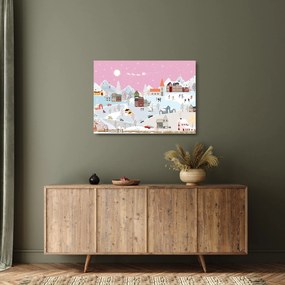 Obraz na szkle - Magiczna zima (70x50 cm)