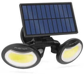 LED Solarny naświetlacz z czujnikiem 2xLED/4W/5V IP65