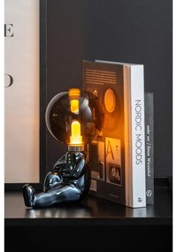 Szara lampa stołowa LED ze ściemniaczem ze szklanym kloszem (wysokość 22,5 cm) Joey – Leitmotiv