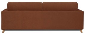 Ciemnopomarańczowa sofa 234 cm Faria – Scandic