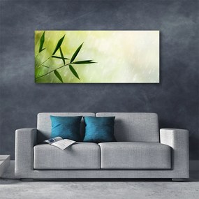 Fotoobraz na płótnie Liście w Strugach Deszczu