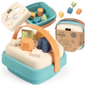 Smoby little green sorter w koszyku bioplastik