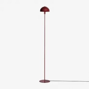 Lampa Podłogowa Z Żelaza Alnair Czerwone Wino - Sklum