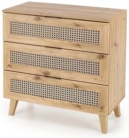 Komoda w stylu rustykalnym z szufladami - Vobo 4X