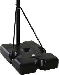 HOMCOM mobilny stojak do koszykówki kosz do koszykówki ze stojakiem