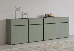 Komoda INCROCIO 225 cm do Salonu Sypialni Zielony