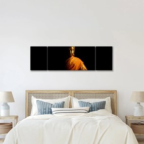 Obraz - Posąg Złotego Buddy (170x50 cm)