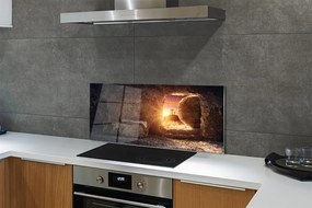 Szklany Panel Światło Wpadające do Groty