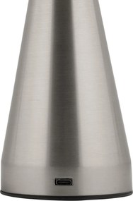 Lampa stołowa grzybek LED RACHEL, bezprzewodowa, Ø 15,5 cm