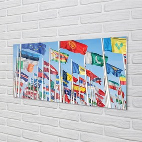 Szklany Panel Festiwal Flag Narodowych