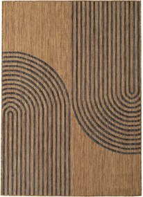 Czarny/brązowy dywan odpowiedni na zewnątrz 160x230 cm Mira 1453 – Ayyildiz Carpets