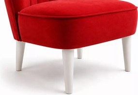 Elegancki fotel Retro z możliwością personalizacji nóg i tkaniny idealny do salonu i gabinetu