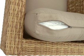 Zestaw rattanowy MALIBU dla 2 osób (beżowo-brązowy)