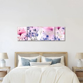 Obraz - Akwarelowa łąka (170x50 cm)