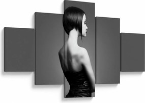 Obraz eleganckiej kobiety (125x70 cm)