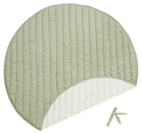 Zielono-kremowa mata do zabawy dla dzieci Bamboo Leaf – Lorena Canals