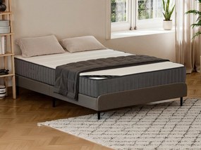 Materac hybrydowy 200 x 200 cm z 7-strefowymi sprężynami kieszeniowymi i pianką wysokoelastyczną o grub. 26 cm - AUDACE marki PALACIO