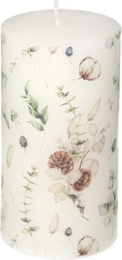 Świeca Bianca 13cm flowers