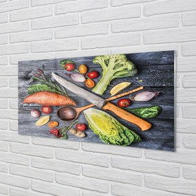 Panel nad Blat Kuchenny Przygotowanie Warzywnego Posiłku