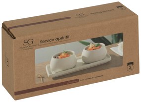 Ceramiczny zestaw do serwowania przekąsek NORA