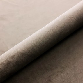 Hoker Velvet krzesło barowe tkanina Welur podstawa metalowa : Kolor nogi - Złota profil, Kolor tkaniny - VELVET - MG09, Typ siedziska - Siedzisko stałe