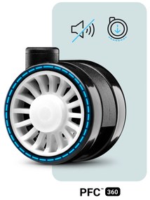 Fotel gamingowy Diablo X-Horn 2.0 Normal Size, biało-czarny