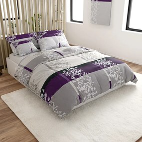 PrzytulneMieszkanie.pl PrzytulneMieszkanie.pl Pościel bawełniana DELUXE fioletowa Rozmiar pościeli: 2 szt 70 x 90 cm | 200 x 220 cm